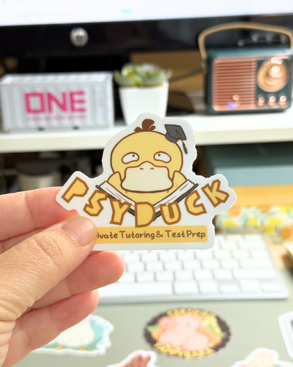 PKMN Duck Tutor Vinyl Sticker [3 in]