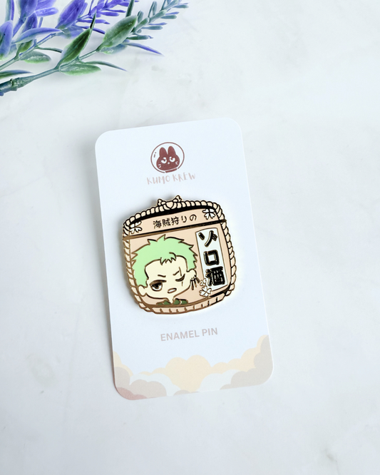 Zoro Hard Enamel Pin [1.5 in]