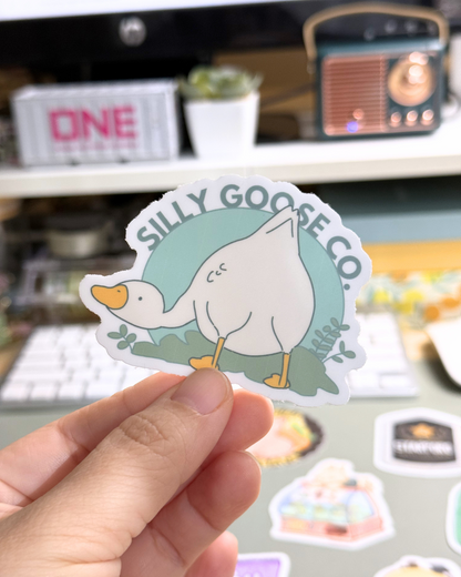 Silly Goose Vinyl Sticker [3 in]