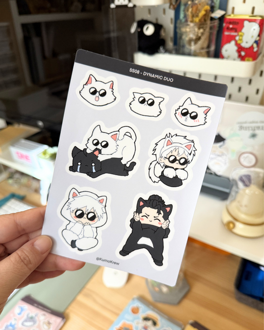 JJK Dynamic Duo Sticker Sheet [4x6 in]