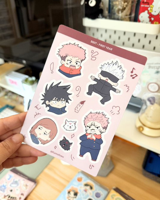 JJK Best Team Sticker Sheet [4x6 in]
