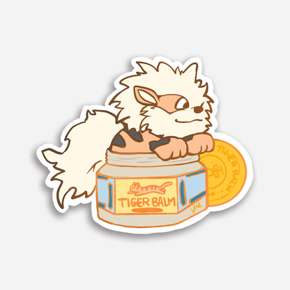 PKMN Tiger Balm Vinyl Sticker [3 in]