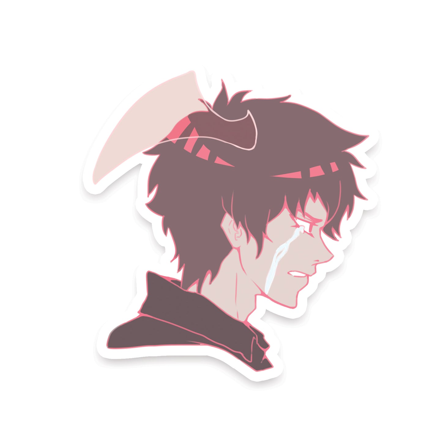 Crying Boys Dark Vinyl Sticker [3 in]