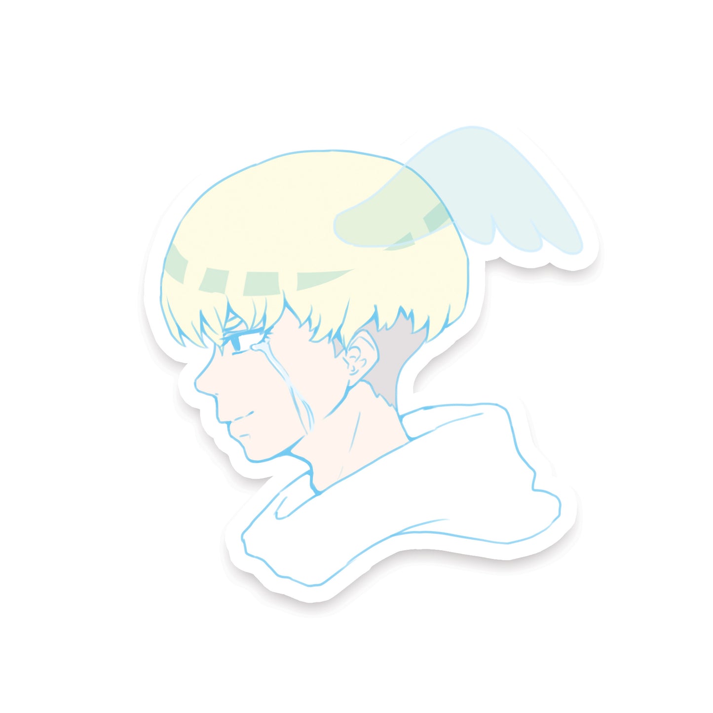 Crying Boys Light Vinyl Sticker [3 in]