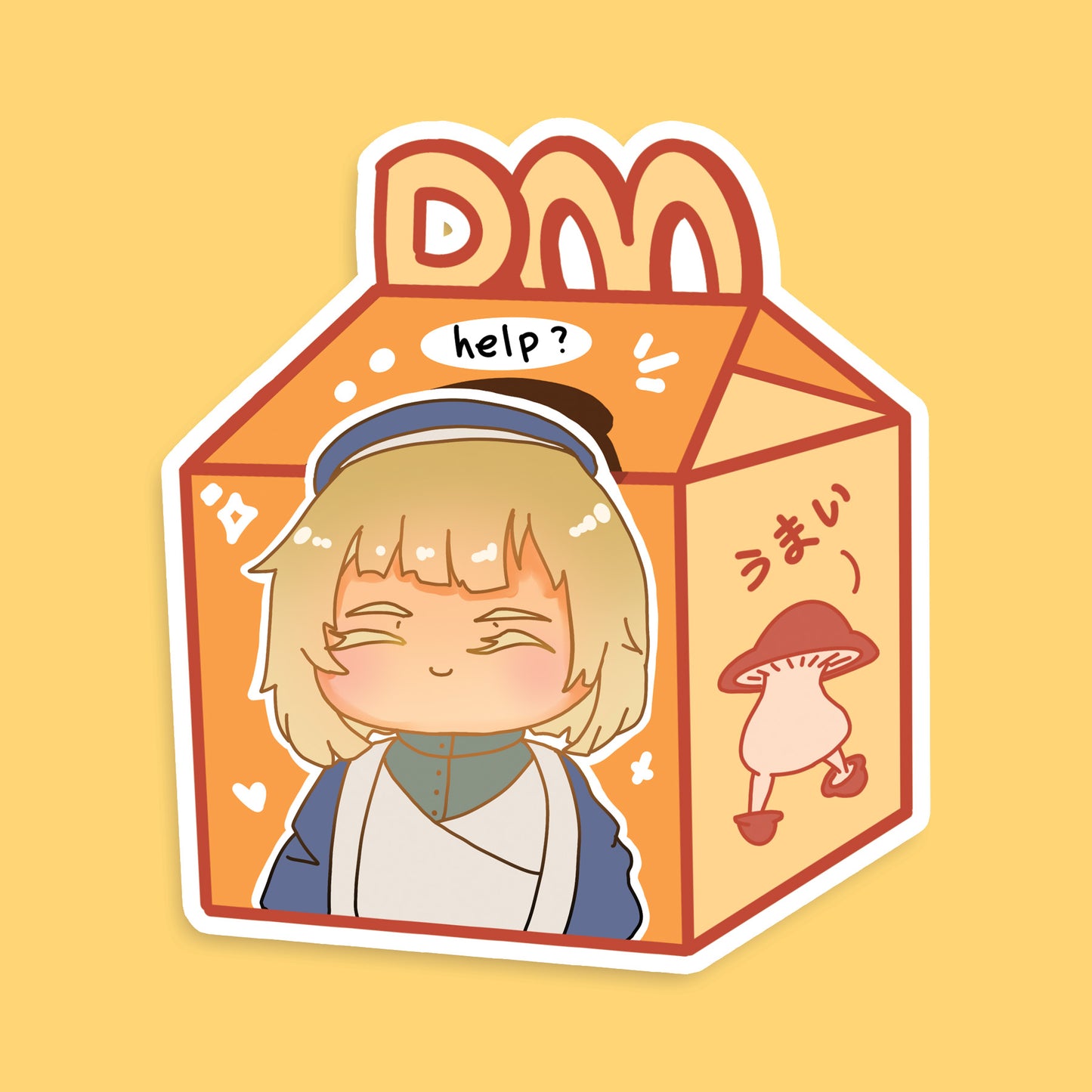 DuMeshi Party Vinyl Sticker [3 in]