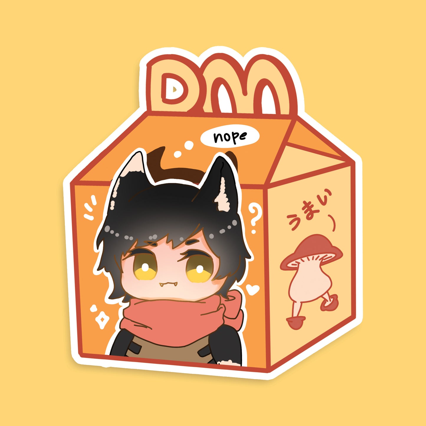 DuMeshi Party Vinyl Sticker [3 in]