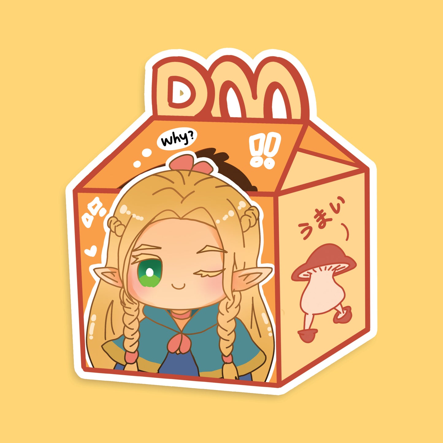 DuMeshi Party Vinyl Sticker [3 in]