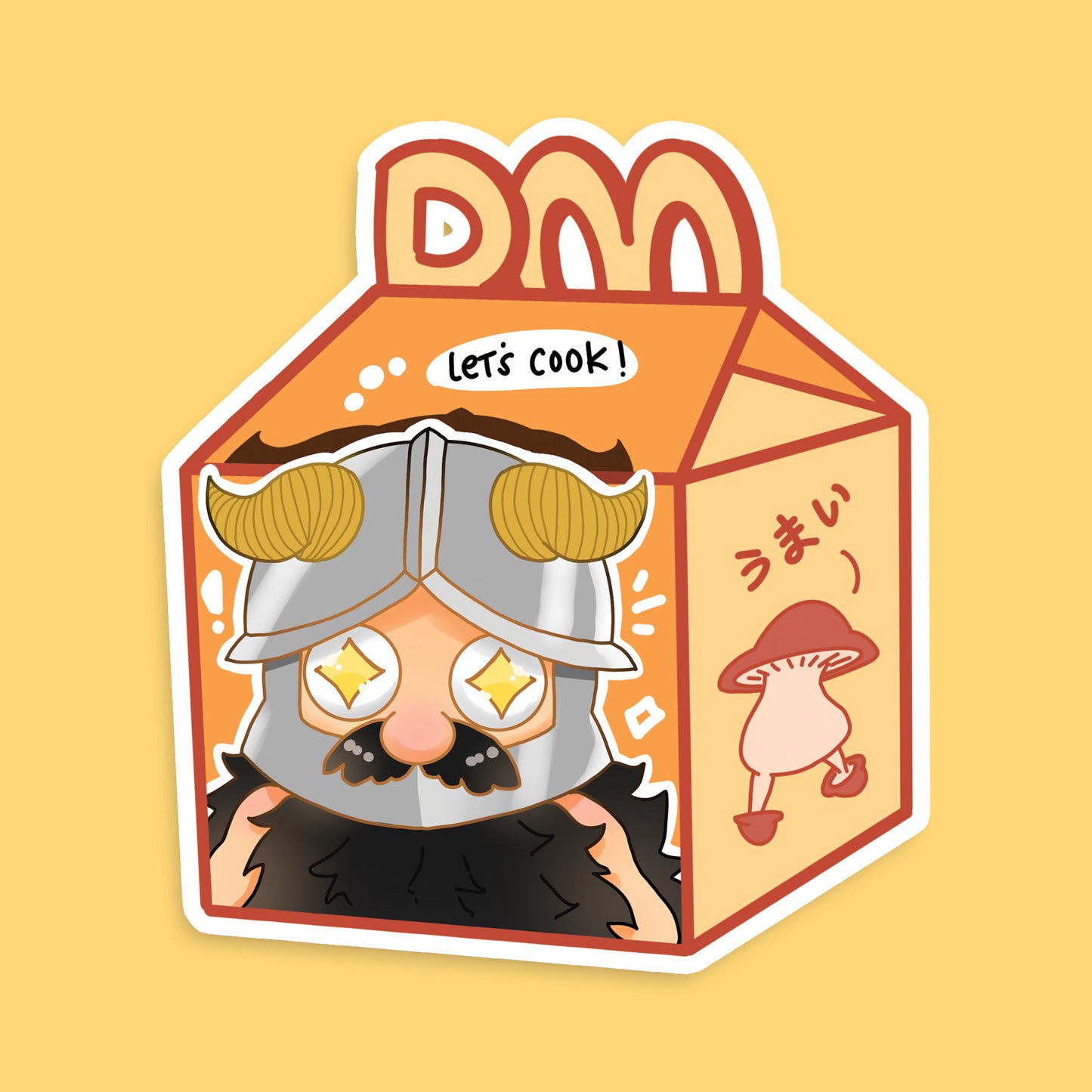 DuMeshi Party Vinyl Sticker [3 in]