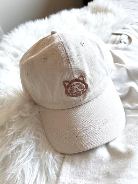 Daruma Neko Dad Cap [Cream]