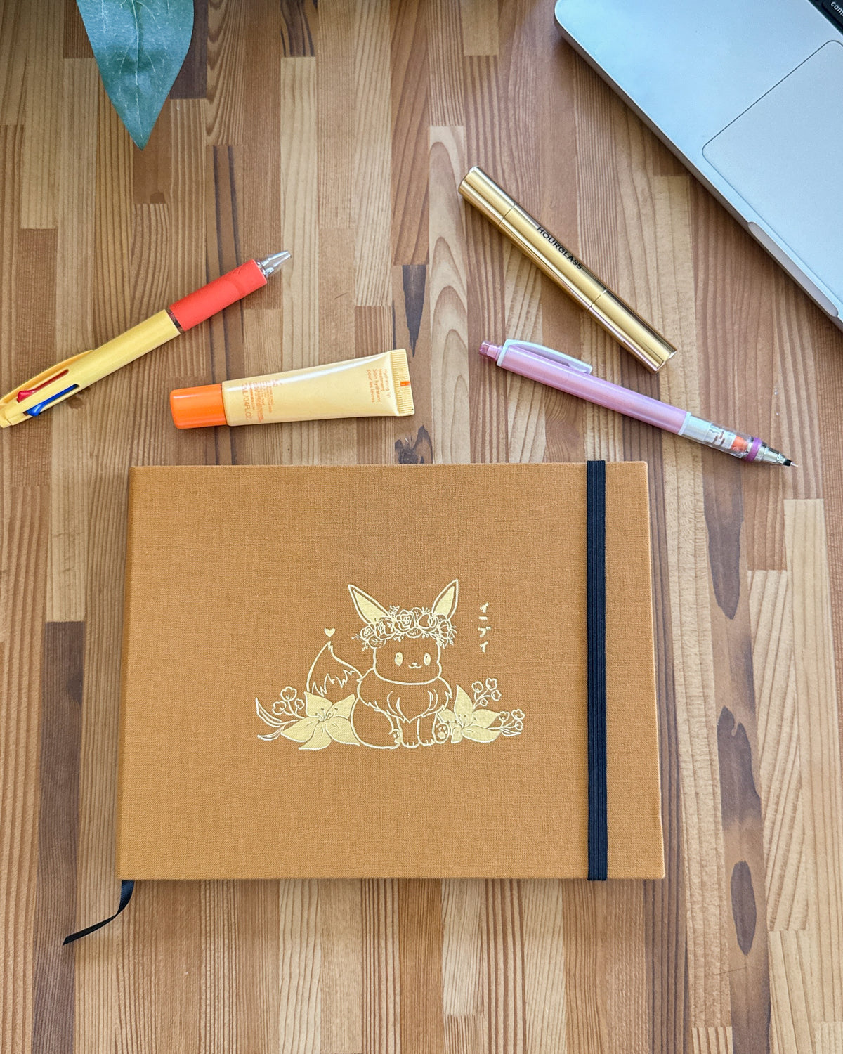 Eevee Lay flat Sketchbook