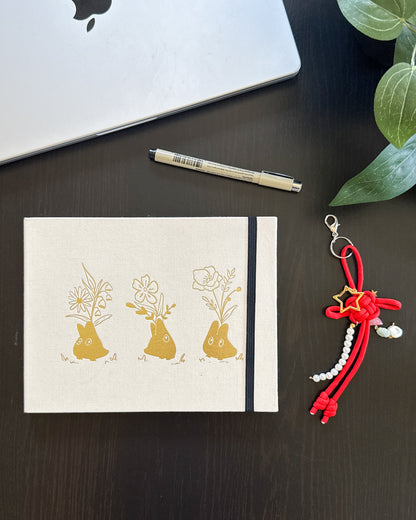 Garden Friends Lay flat Sketchbook