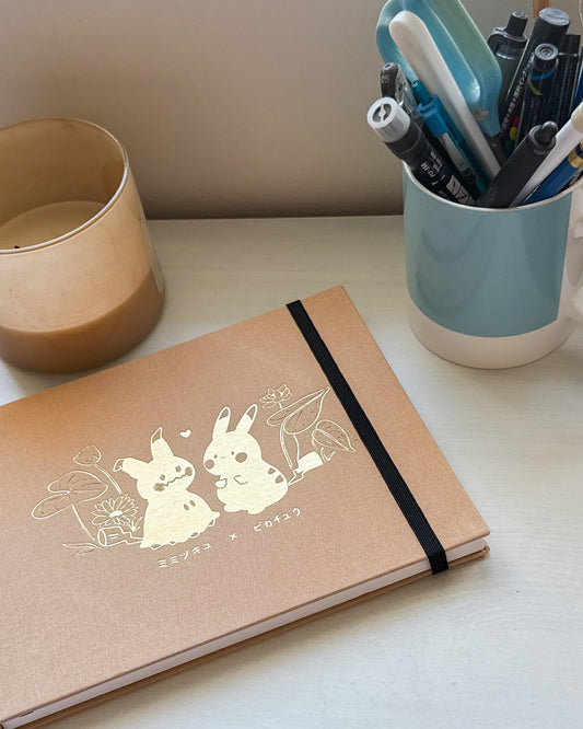 Poke Besties Lay flat Sketchbook