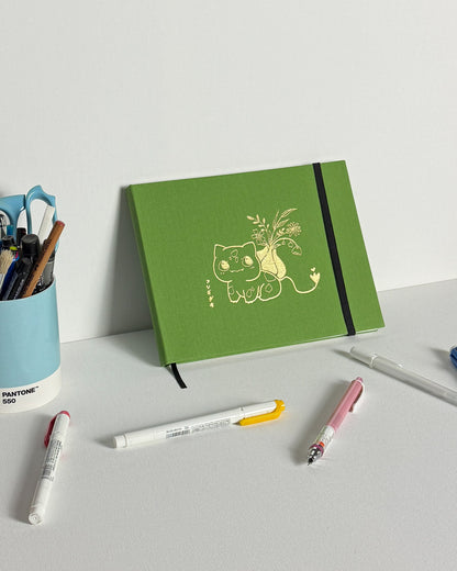 Grass Type Lay flat Sketchbook