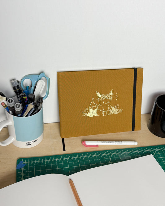 Eevee Lay flat Sketchbook