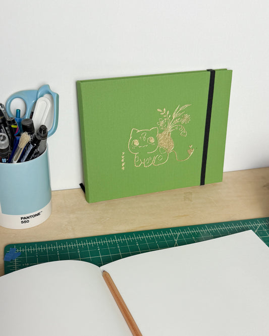 Grass Type Lay flat Sketchbook
