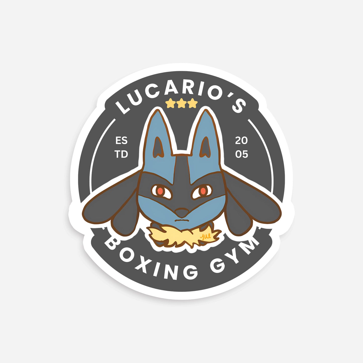 PKMN Boxing Club Vinyl Sticker [3 in]
