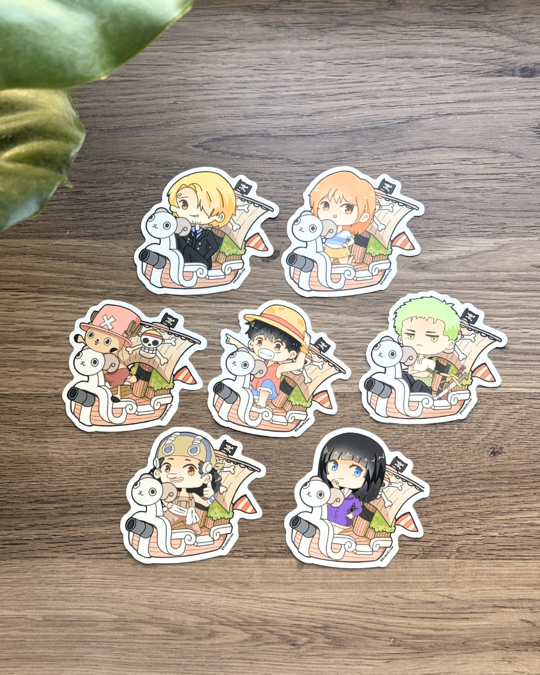 OP Straw Hats Vinyl Sticker [3 in]