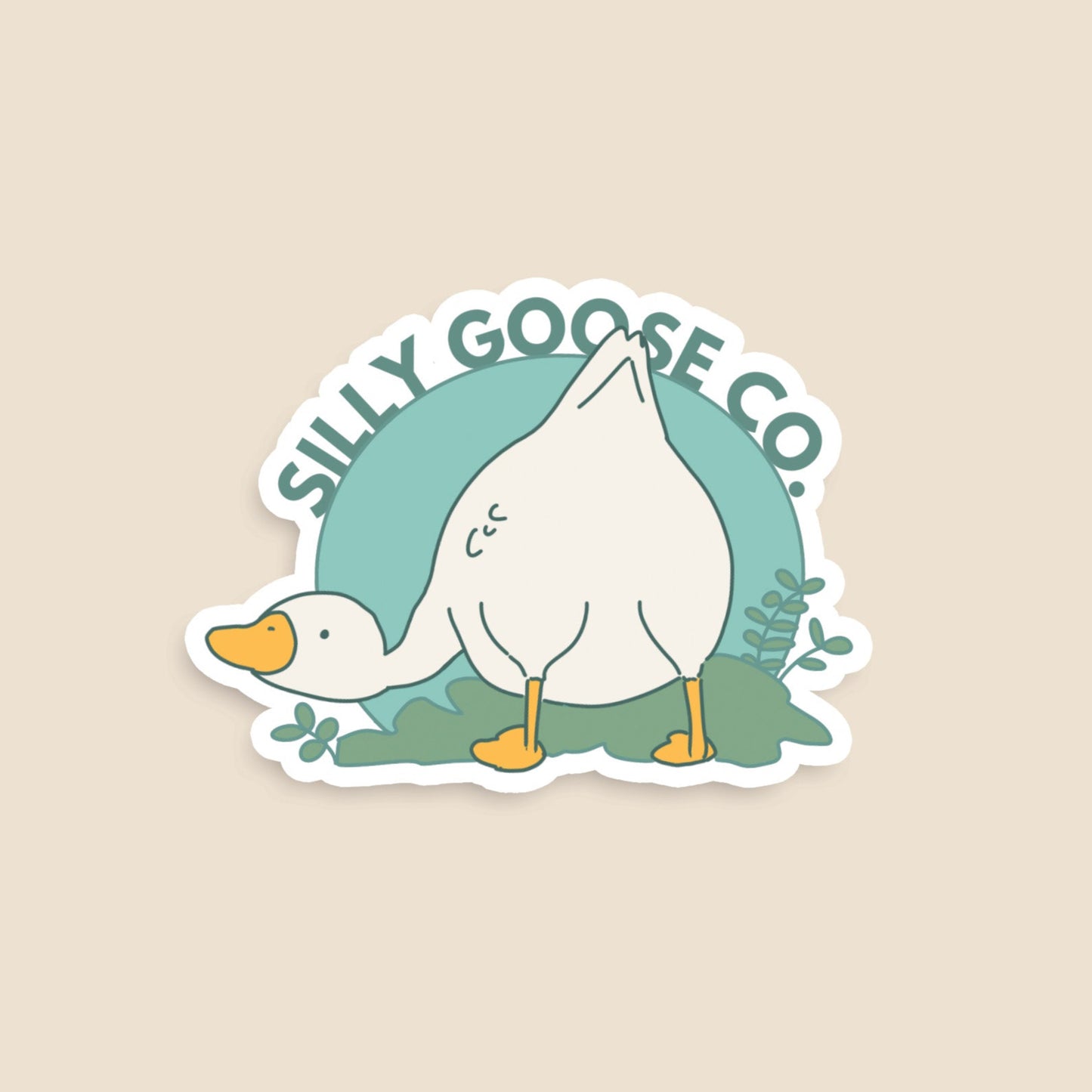 Silly Goose Vinyl Sticker [3 in]
